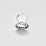 925 Sterling Silver Thin Concave Ring | Statement Boho Wide Band Silver Rings