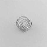 Sterling Silver Spring Swirl Ring, Boho Ring, Silver Ring, Silver Band