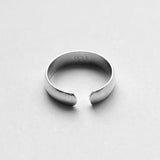 Sterling Silver 4MM Band Toe Ring, Silver Ring, Boho Ring, Silver Band