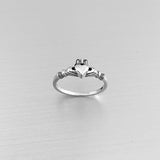 Sterling Silver Small Claddagh Ring, Loyalty Ring, Irish Ring, Silver Rings, Heart Ring, Friendship Ring