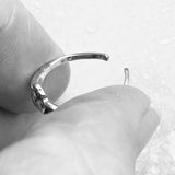 Sterling Silver Adjustable Claddagh Toe Ring, Silver Ring, Boho Ring, Irish Ring, Friendship Ring