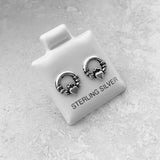 Sterling Silver Claddagh Earrings, Irish Earrings, Silver Earrings, Friendship Earrings