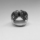 Sterling Sterling Filigree Butterfly Ring, Silver Ring, Statement Ring, Spirit Ring