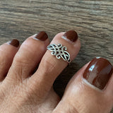 Sterling Silver Celtic Toe Ring, Silver Ring, Celtic Ring, Knot Ring