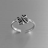 Sterling Silver Celtic Hearts Toe Ring, Silver Ring, Heart Ring