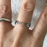 Sterling Silver Feather Ring,  Boho Ring, Silver Ring, Angels Wing