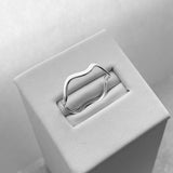 Sterling Silver Stackable Zigzag Band, Silver Band, Silver Ring, Zigzag Ring