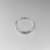 Sterling Silver 2mm Band Toe Ring, Silver Ring, Rings, Silver Band