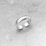 Sterling Silver 4MM Band Toe Ring, Silver Ring, Boho Ring, Silver Band