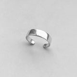 Sterling Silver High Polish Band Toe Ring, Silver Ring, Boho Ring, Silver Band