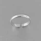 Sterling Silver 2.5mm Band Toe Ring, Silver Ring, Boho Ring, Silver Band