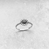 Sterling Silver Gerbera Daisy Ring, Dainty Ring, Silver Rings, Flower Ring
