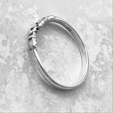 Sterling Silver Little Claddagh Ring, Dainty Ring, Friendship Ring, Silver Ring, Baby Ring