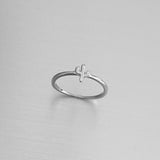 Sterling Silver Little Tiny Cactus Ring, Tree Ring, Silver Ring, Desert Ring, Dainty Ring