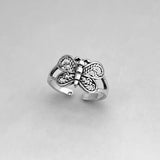 Sterling Silver Butterfly Toe Ring, Silver Ring, Butterfly Ring, Boho Ring