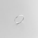 Sterling Silver One 2MM High Polish Band, Toe Ring, Stackable Band, Silver Ring, Wedding Band