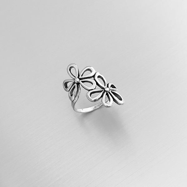 925 Sterling Silver Daisy Flower Wide band Ring ,Comfort Fit Victorian Band  Gift for Her at Rs 1157.63/piece, 925 Sterling Silver Ring in Jaipur