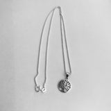 Sterling Silver Small Tree Of Life Necklace, Silver Necklace, Boho Necklace, Good Luck Necklace