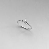 Sterling Silver Tiny Dragonfly Ring, Dainty Ring, Silver Ring, Spirit Ring, Boho Ring