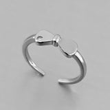 Sterling Silver Bow Toe Ring, Silver Rings, CZ Ring