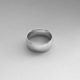 Sterling Silver 8MM High Polish wedding Band, Unisex Ring, Silver Band,  Silver Ring, Wedding Ring
