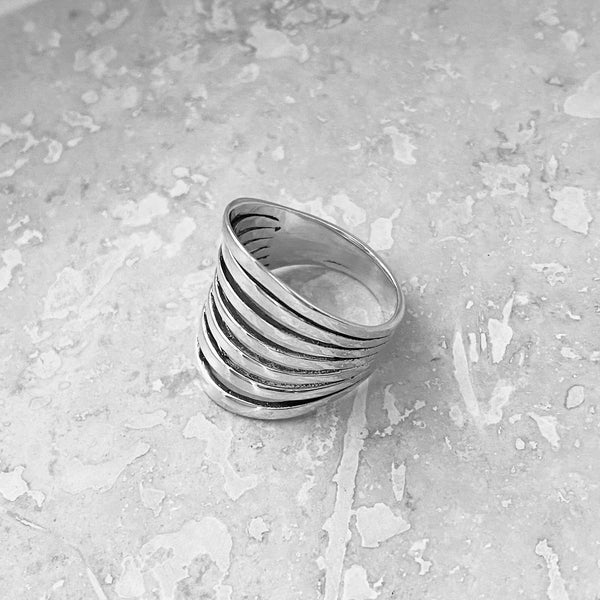 Sterling Silver Statement Boho Ring, Silver Rings, Statement Ring, Sil ...