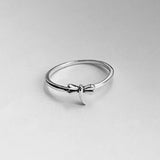 Sterling Silver Tiny Dragonfly Ring, Dainty Ring, Silver Ring, Spirit Ring, Boho Ring