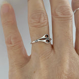 Sterling Silver Scissors Ring, Barbers Ring, Hair Salon Ring, Silver Ring, Hair Dresser Ring