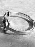Sterling Sterling Silhouette Elephant Ring, Silver Ring, Boho Ring, Luck Ring