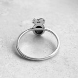 Sterling Silver Dainty Pineapple Ring, Tree Ring, Silver Ring, Fruit Ring