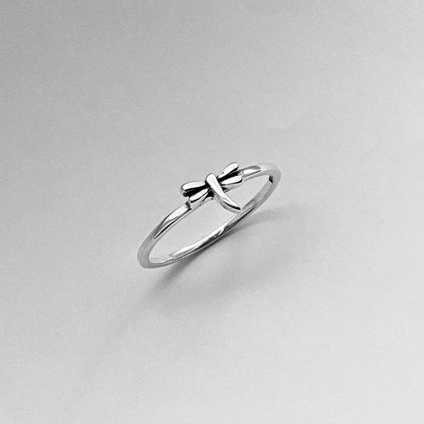Sterling Silver Tiny Dragonfly Ring, Dainty Ring, Silver Ring, Spirit ...