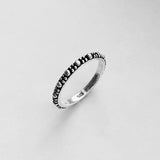 Sterling Silver Stackable Bali Dot Ring, Silver Ring, Silver Band, Boho Ring