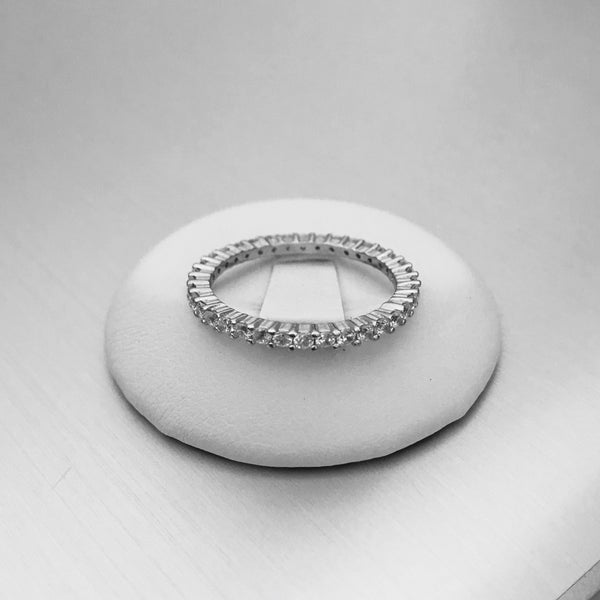 Silvora Cubic Zirconia Twisted Rope Eternity Band For Women Stacking Sterling Silver Wedding Band Jewelry Size 4 12 Silvora Cubic Zirconia Twisted Rope Eternity Band For Women Stacking Sterling Silver Wedding Band Jewelry Size 4 12