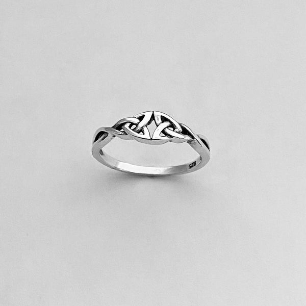 Sterling Silver Celtic Knot Ring, Silver Ring, Celtic Ring, Love Ring