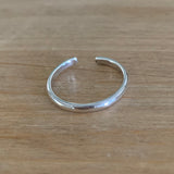 Sterling Silver 2mm Band Toe Ring, Silver Ring, Rings, Silver Band
