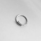 Sterling Silver Wrap Round Band Ring, Silver Ring, Boho Ring, Silver Band