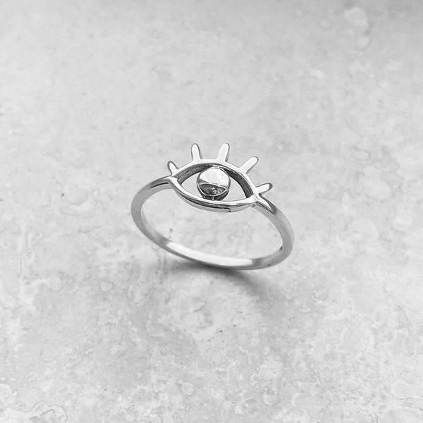 Seeing Eye Rings Sterling Silver All Seeing Eye Ring, Silver Rings, Eye Ring, Religious ...