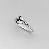 Sterling Silver Scissors Ring, Barbers Ring, Hair Salon Ring, Silver Ring, Hair Dresser Ring
