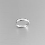 Sterling Silver 4MM High Polish Band, Unisex Ring, Stackable Bands, Bands, Silver Ring, Rings