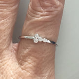 Sterling Silver Simple CZ Ring