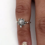 Sterling Silver Turtle Toe Ring