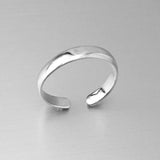 Sterling Silver 3mm Band Toe Ring, Silver Ring, Silver Band, Boho Rings