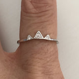 Sterling Silver Simple CZ Ring