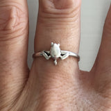 Sterling Silver Tortoise Ring, Turtle Ring, Silver Ring
