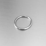 Sterling Silver Stackable 1.5mm Round Band, Wedding Band, Silver Ring, Stackable Ring