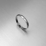 Sterling Silver Diamond Cut Band, Stackable Band, Wedding Band, Silver Ring
