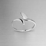 Sterling Silver Wraparound Snake Toe Ring, Silver Ring, Reptile  Ring